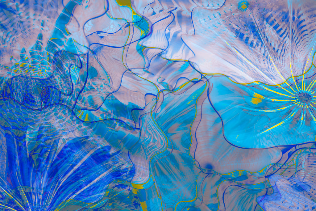 Abstract, inspired by Chihuly's Exhibition at Kew Gardens in 2019