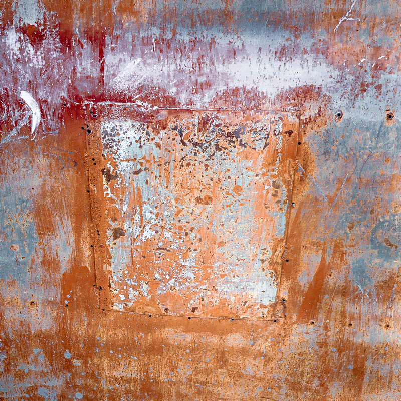 Rusting Metal, abstract, Trinidad, Cuba